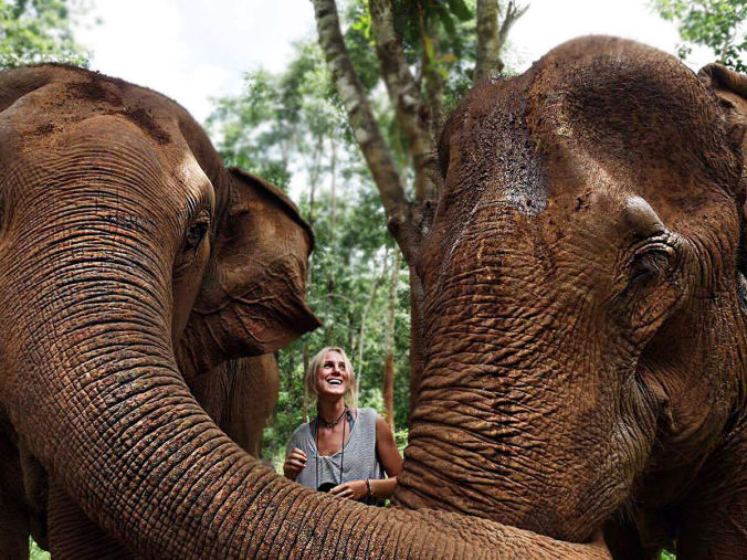 Visit Mondulkir's elephant sanctuaries